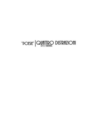cover image of Quattro distrazioni
